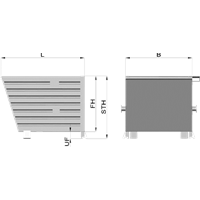 Stapelbehälter SB10-2 lackiert, 1000 mm x 800  mm x  900 mm